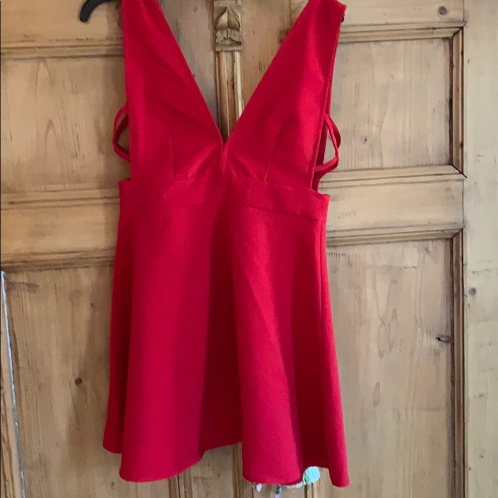 Red dress